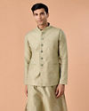 Verdant Elegance Kurta Jacket Set